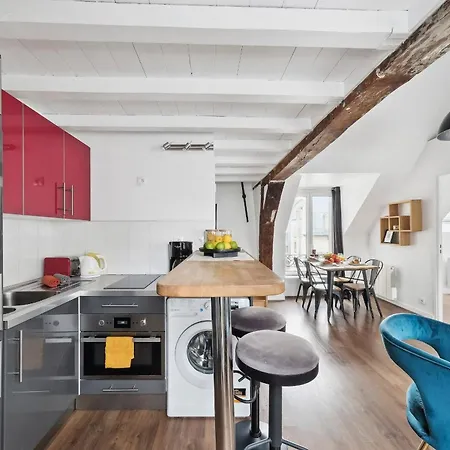 3br Near St-andre Des Arts Lägenhet Paris